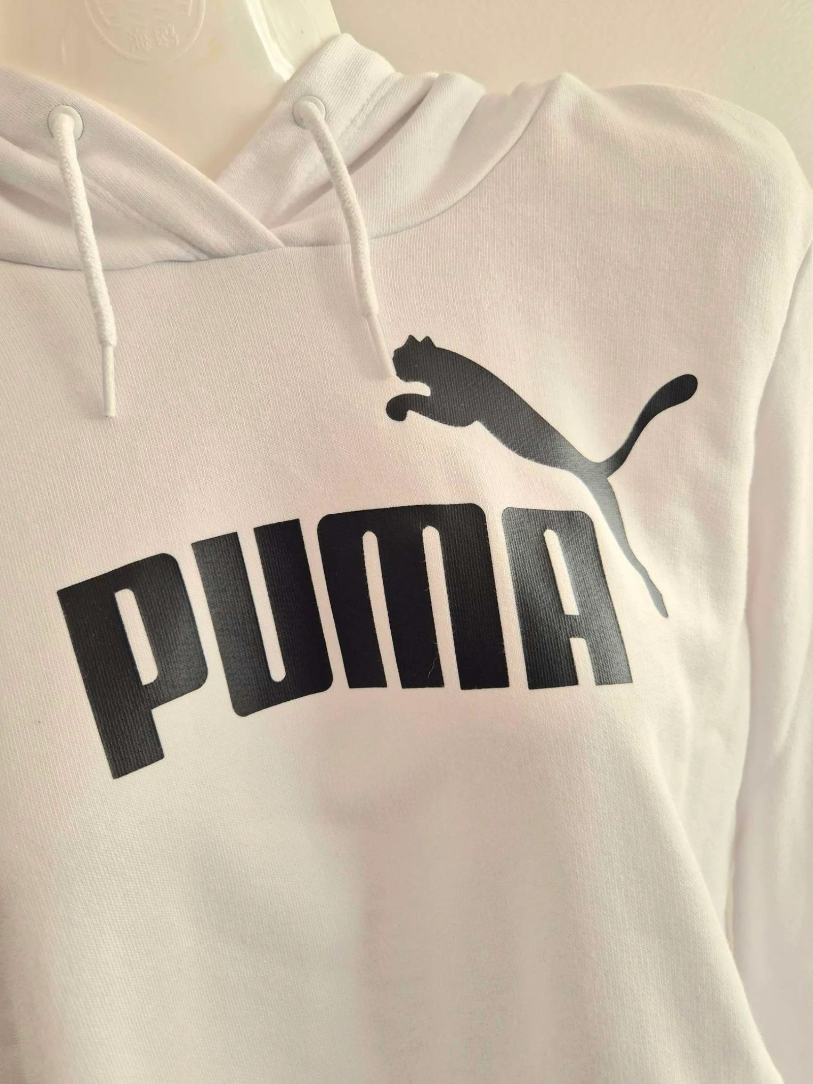 Witte Hoodie Sweatshirt met Capuchon – photo 2